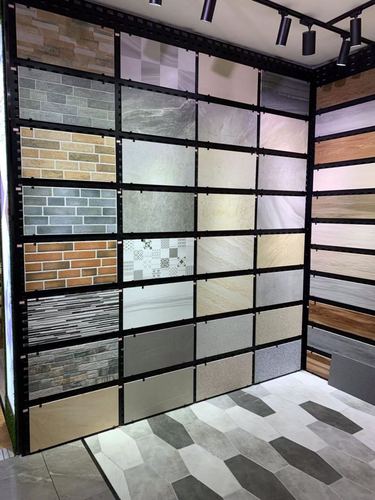 冲孔板瓷砖样品展示架生产销售图片_高清图-安平联孜丝网制品